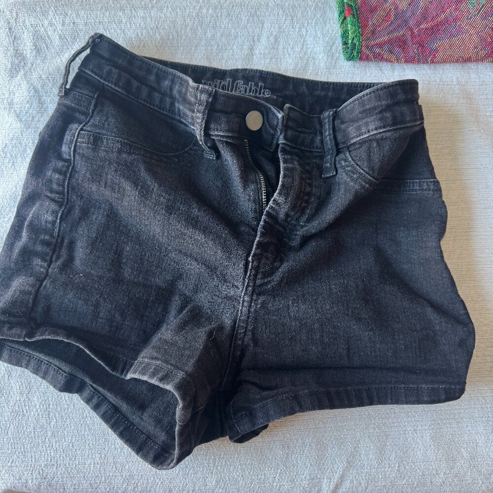 Wild Fable Black Jean Shorts